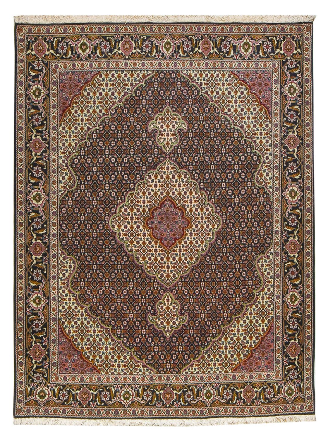 Tapis persan - Tabriz - Royal - 202 x 152 cm - rouille