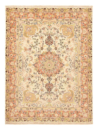 Tapis persan - Tabriz - Royal - 210 x 153 cm - beige clair