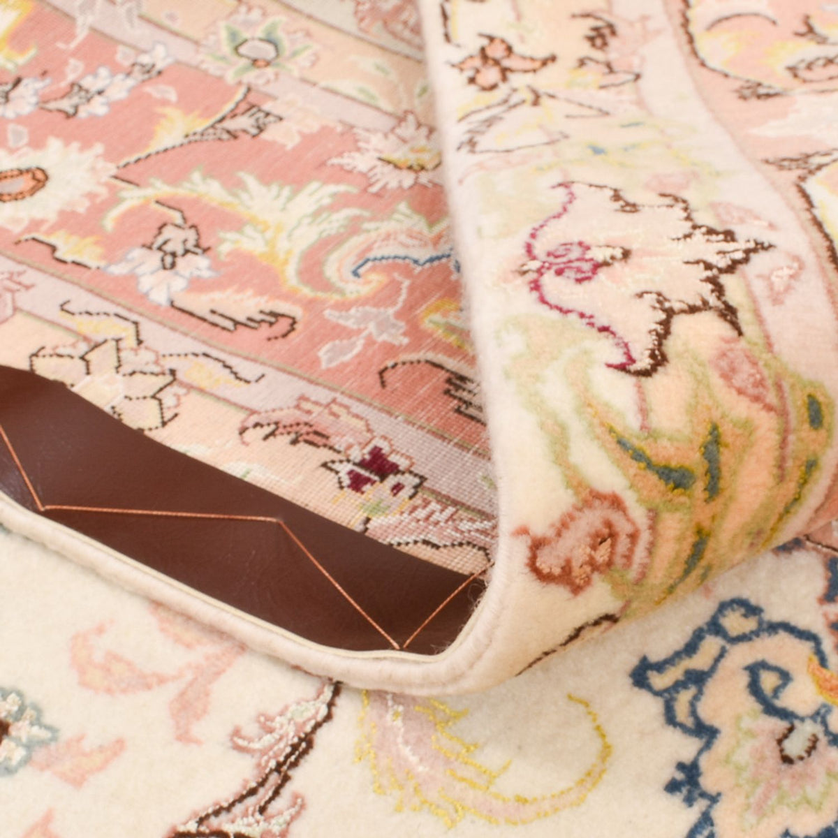 Tapis persan - Tabriz - Royal - 210 x 153 cm - beige clair