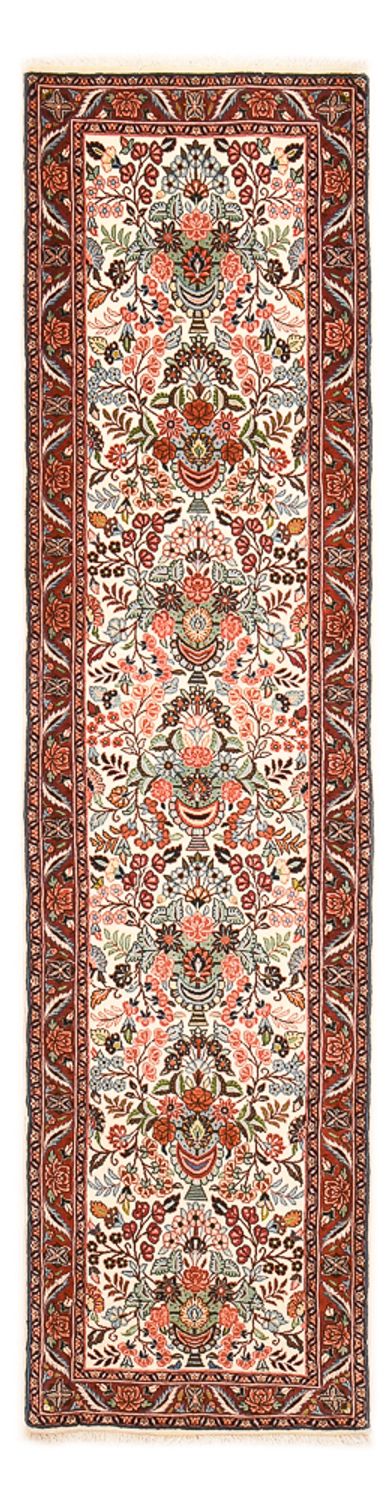 Tapis de couloir Tapis persan - Bidjar - 295 x 72 cm - beige
