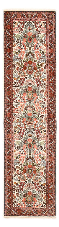 Tapis de couloir Tapis persan - Bidjar - 295 x 72 cm - beige