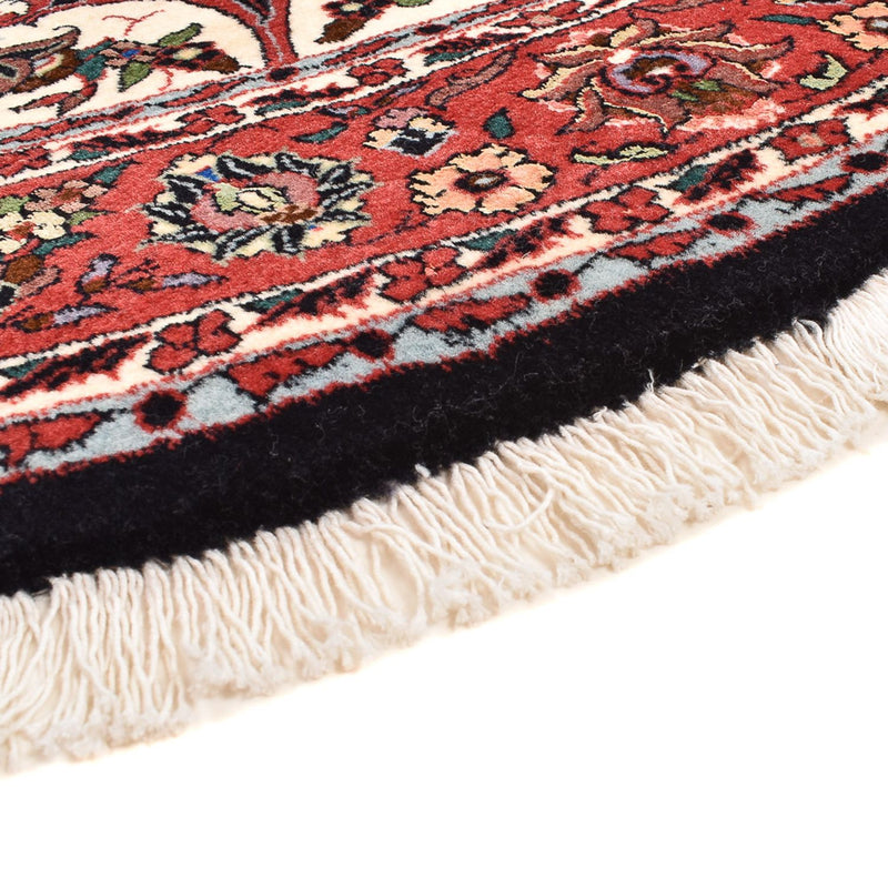 Tapis persan - Bidjar ronde  - 155 x 155 cm - rouge foncé