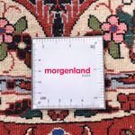 Tapis persan - Bidjar ronde  - 155 x 155 cm - rouge foncé