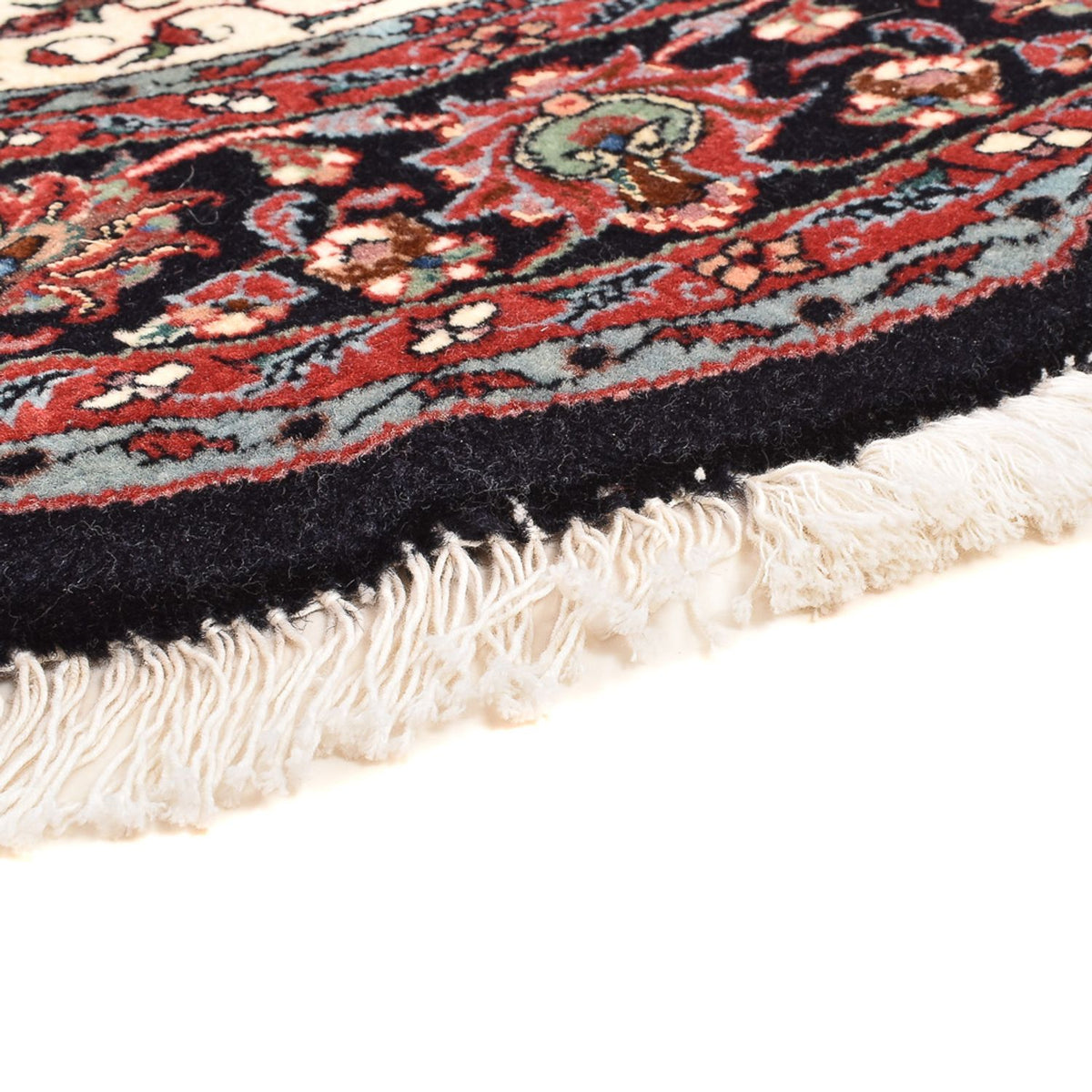 Tapis persan - Bidjar ronde  - 154 x 154 cm - rouge