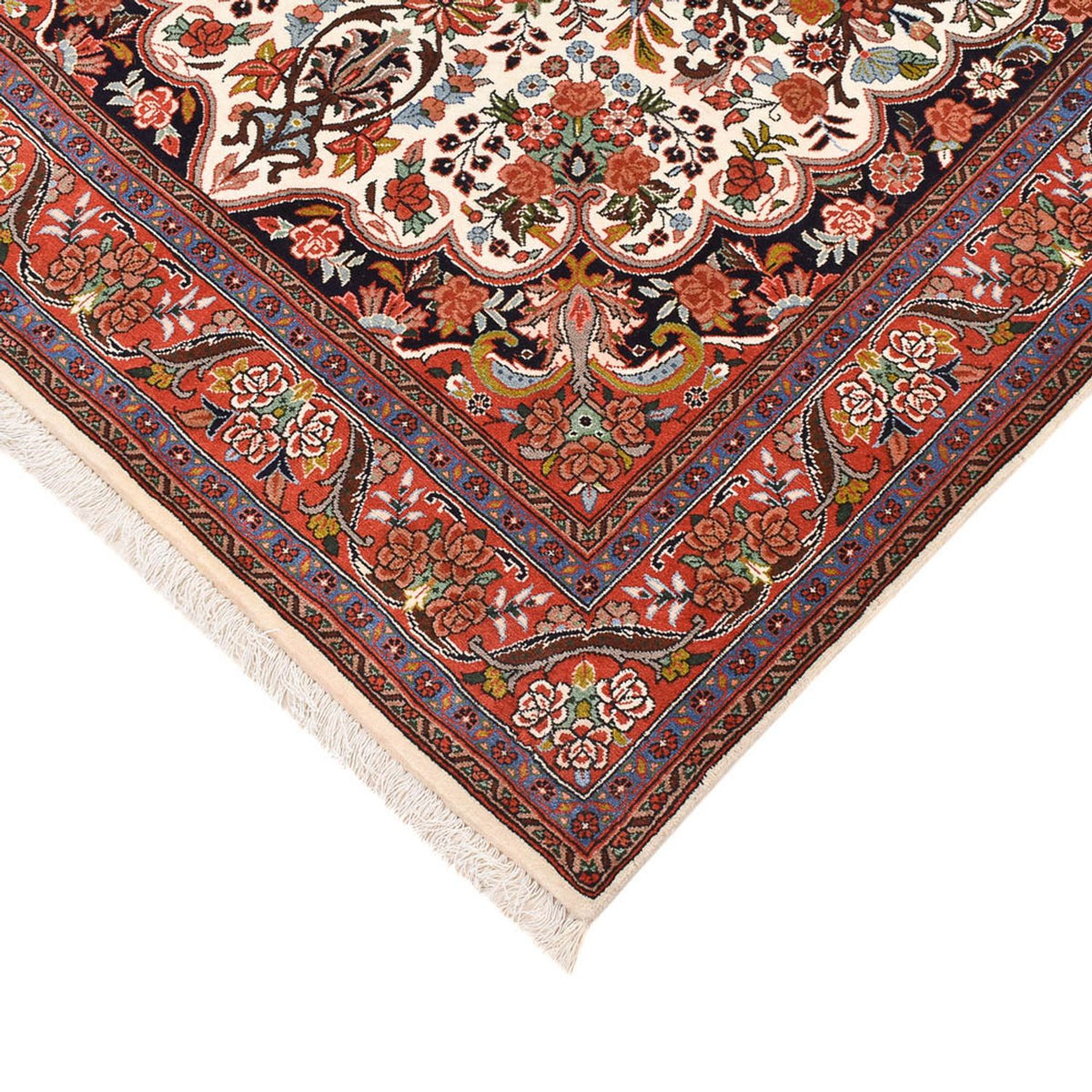 Tapis persan - Bidjar - 219 x 136 cm - crème