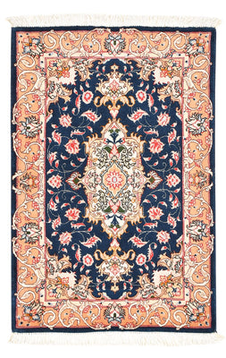 Tapis persan - Tabriz - Royal - 91 x 59 cm - bleu foncé