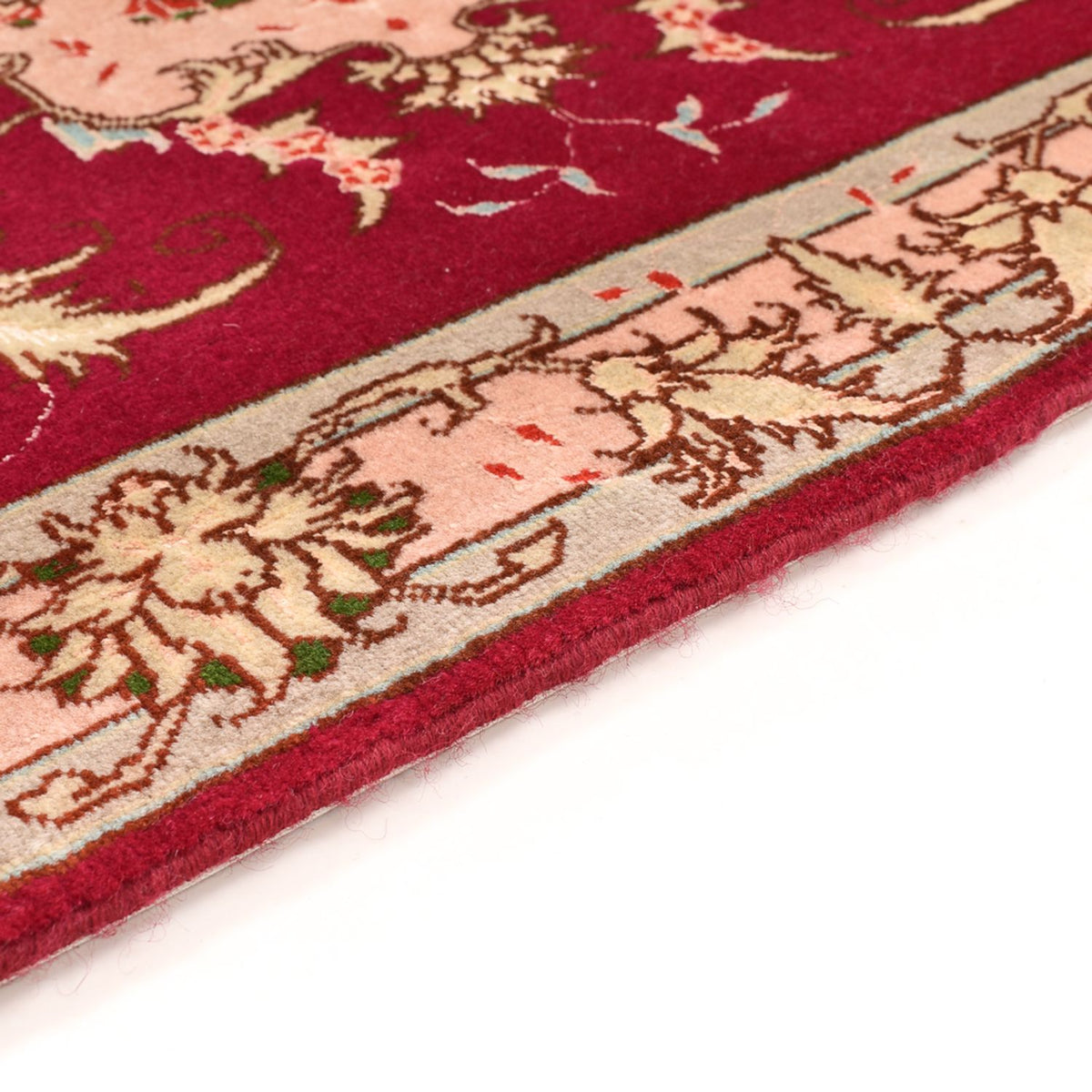 Tapis persan - Tabriz - Royal - 90 x 60 cm - rouge