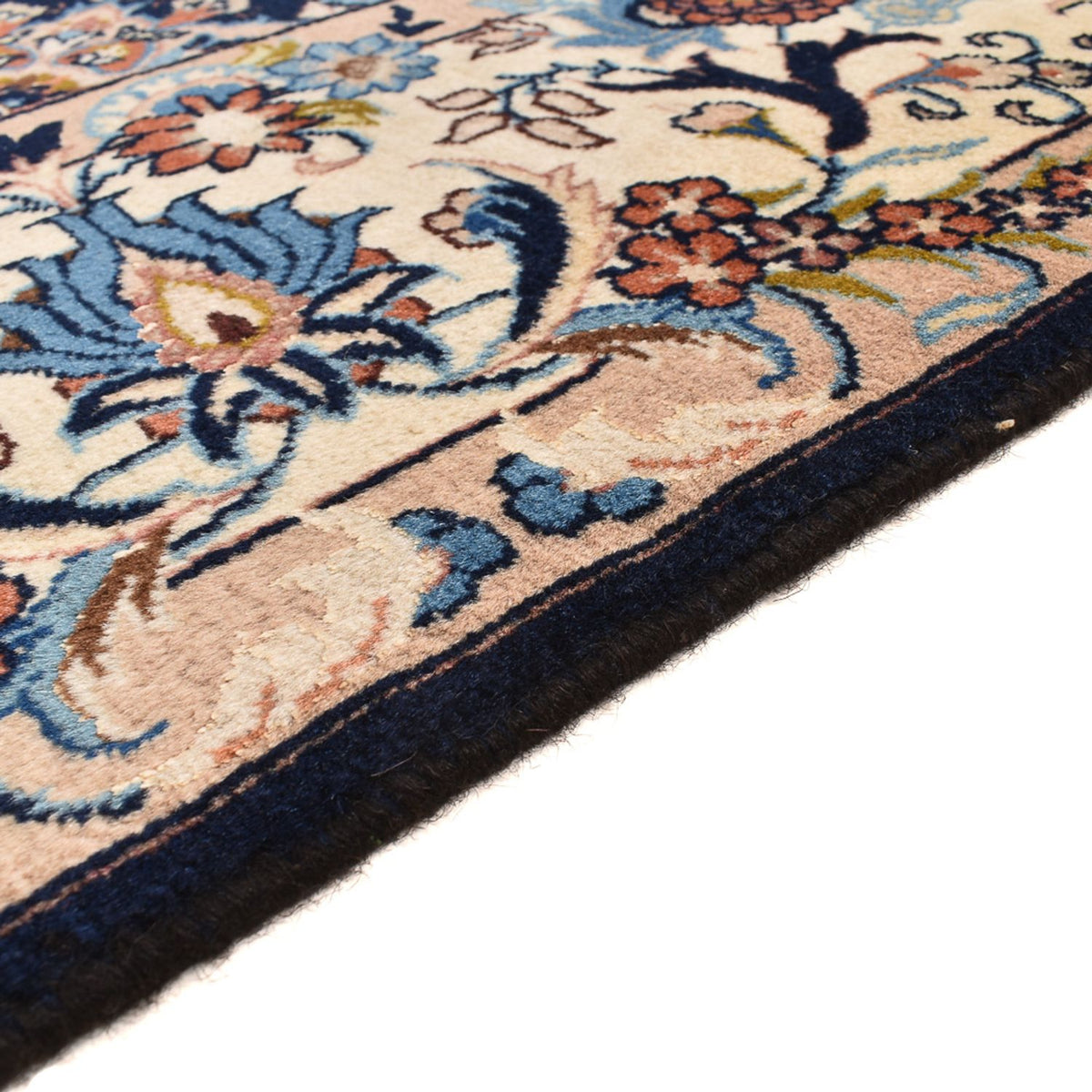 Tapis persan - Classique carré  - 200 x 198 cm - bleu foncé