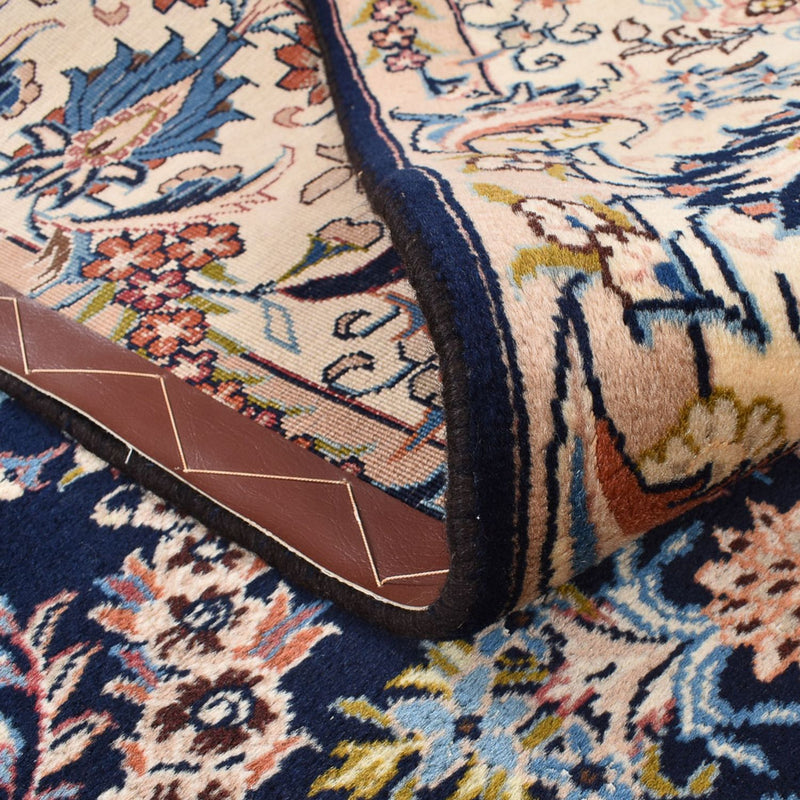 Tapis persan - Classique carré  - 200 x 198 cm - bleu foncé