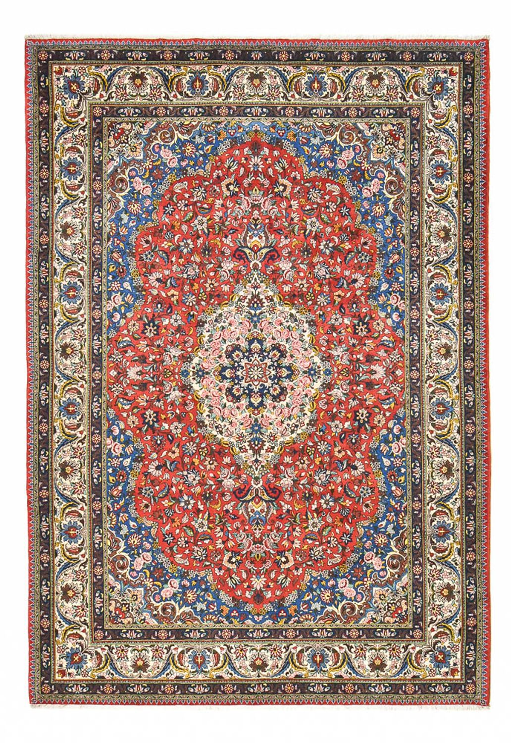 Tapis persan - Nomadic - 374 x 254 cm - rouge