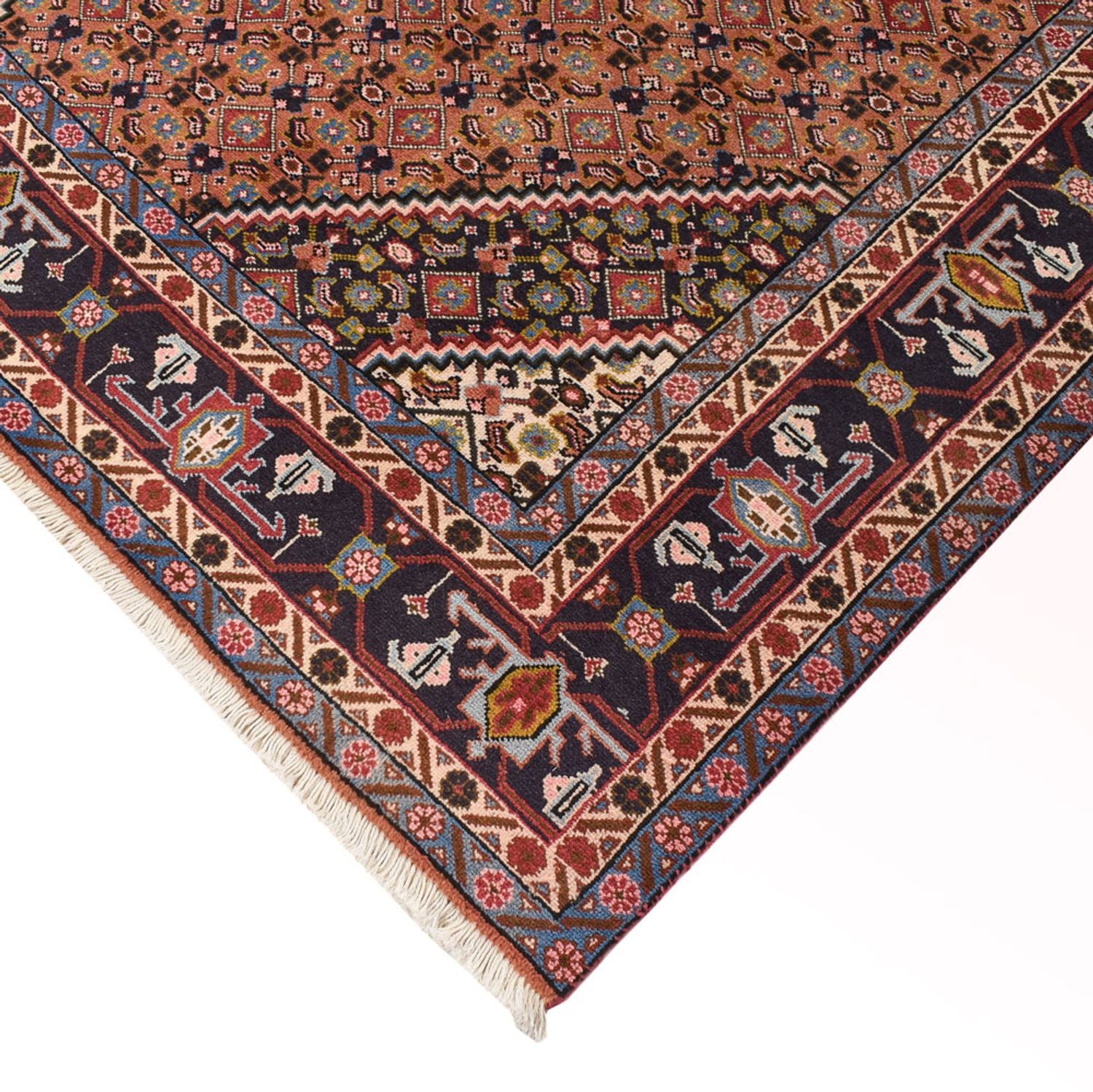 Tapis persan - Nomadic - 300 x 195 cm - rouge clair