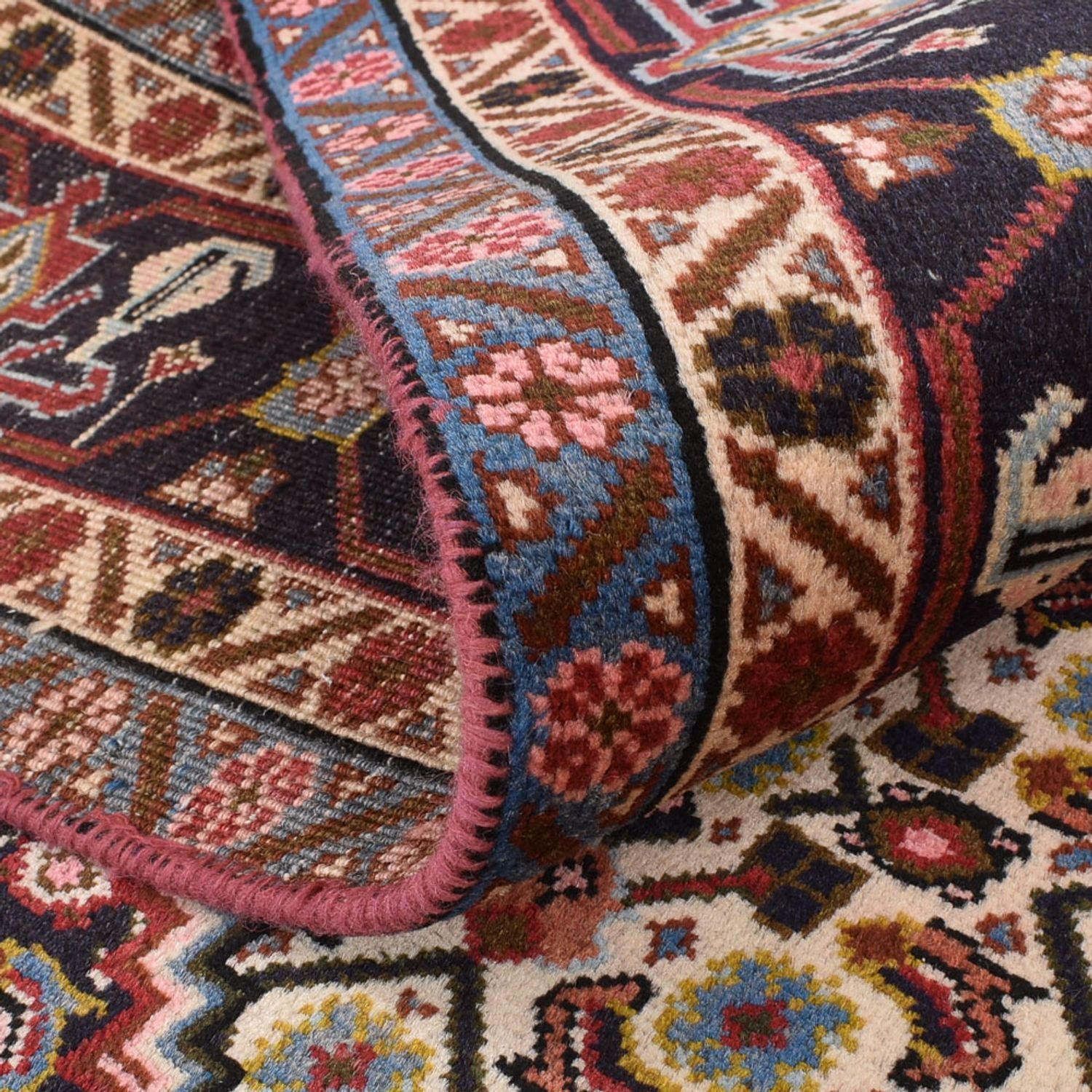 Tapis persan - Nomadic - 300 x 195 cm - rouge clair