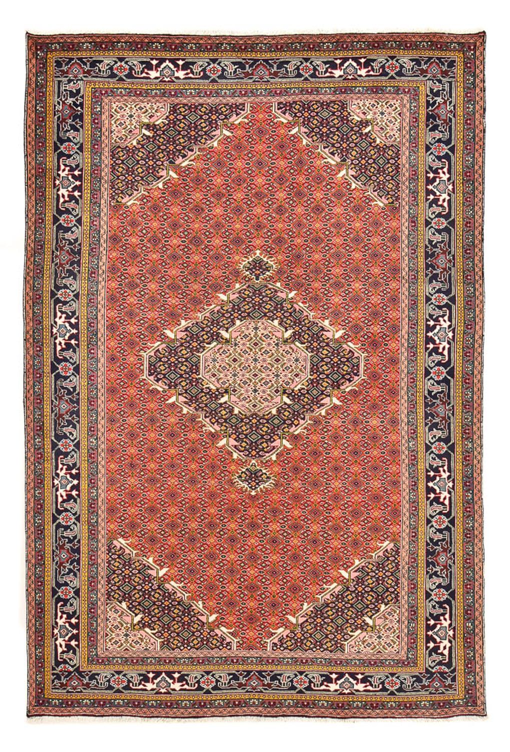 Tapis persan - Nomadic - 293 x 199 cm - rouille