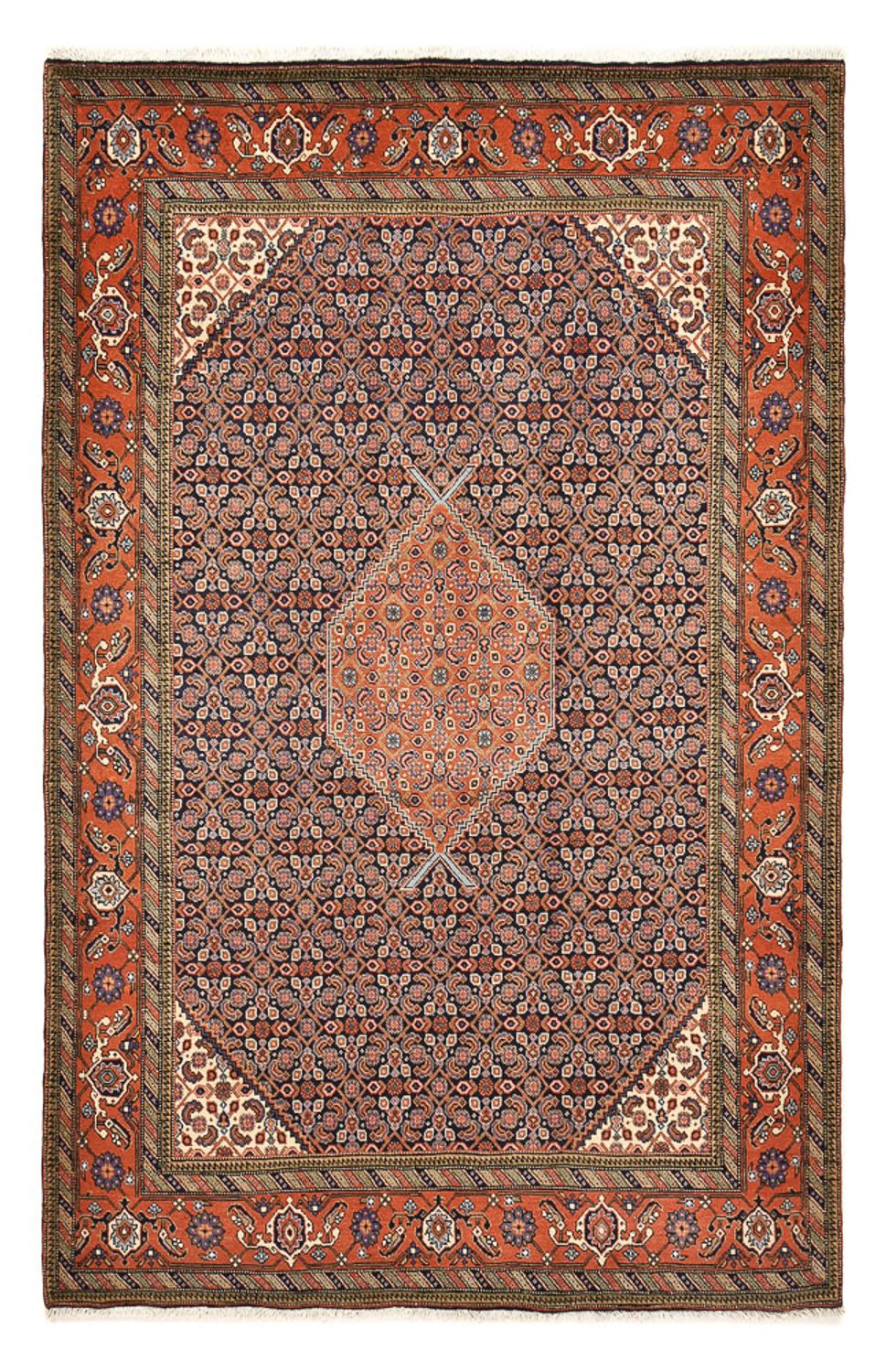 Tapis persan - Nomadic - 293 x 197 cm - beige foncé