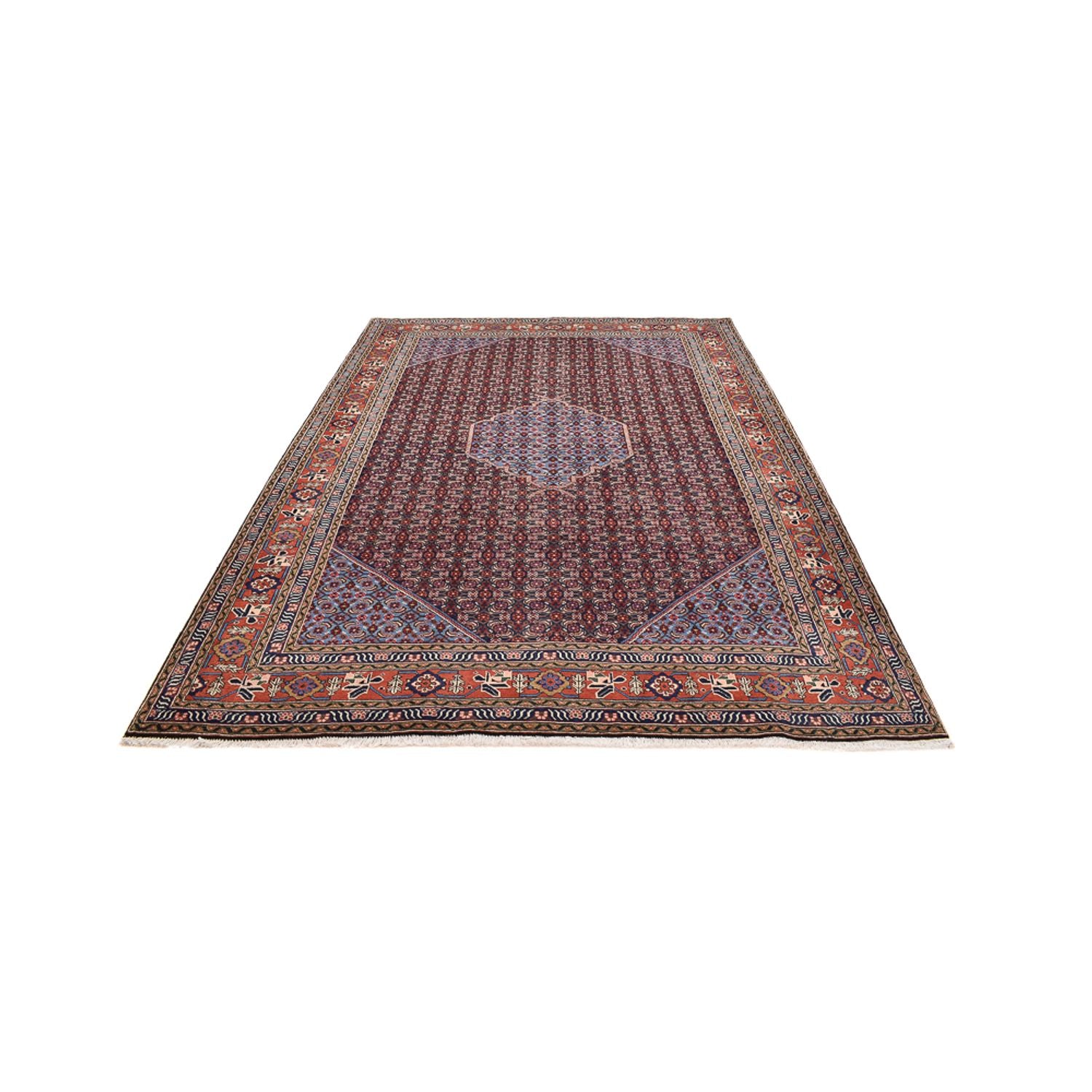 Tapis persan - Nomadic - 293 x 221 cm - beige foncé