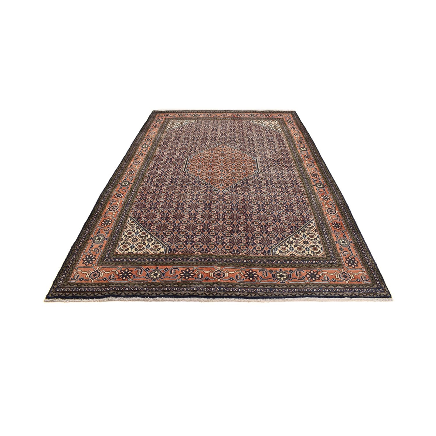 Tapis persan - Nomadic - 307 x 213 cm - beige foncé