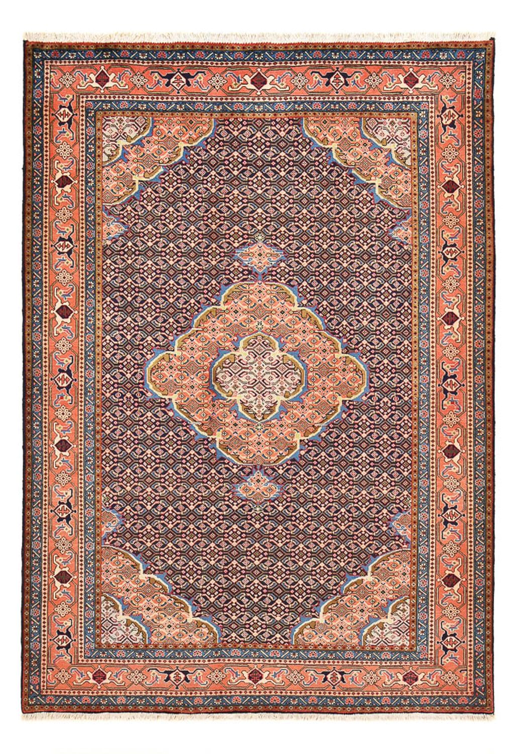 Tapis persan - Nomadic - 282 x 193 cm - rouge clair