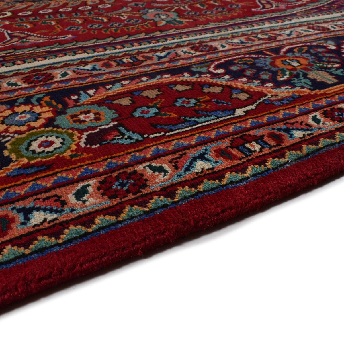 Tapis persan - Nomadic - 300 x 204 cm - rouge foncé