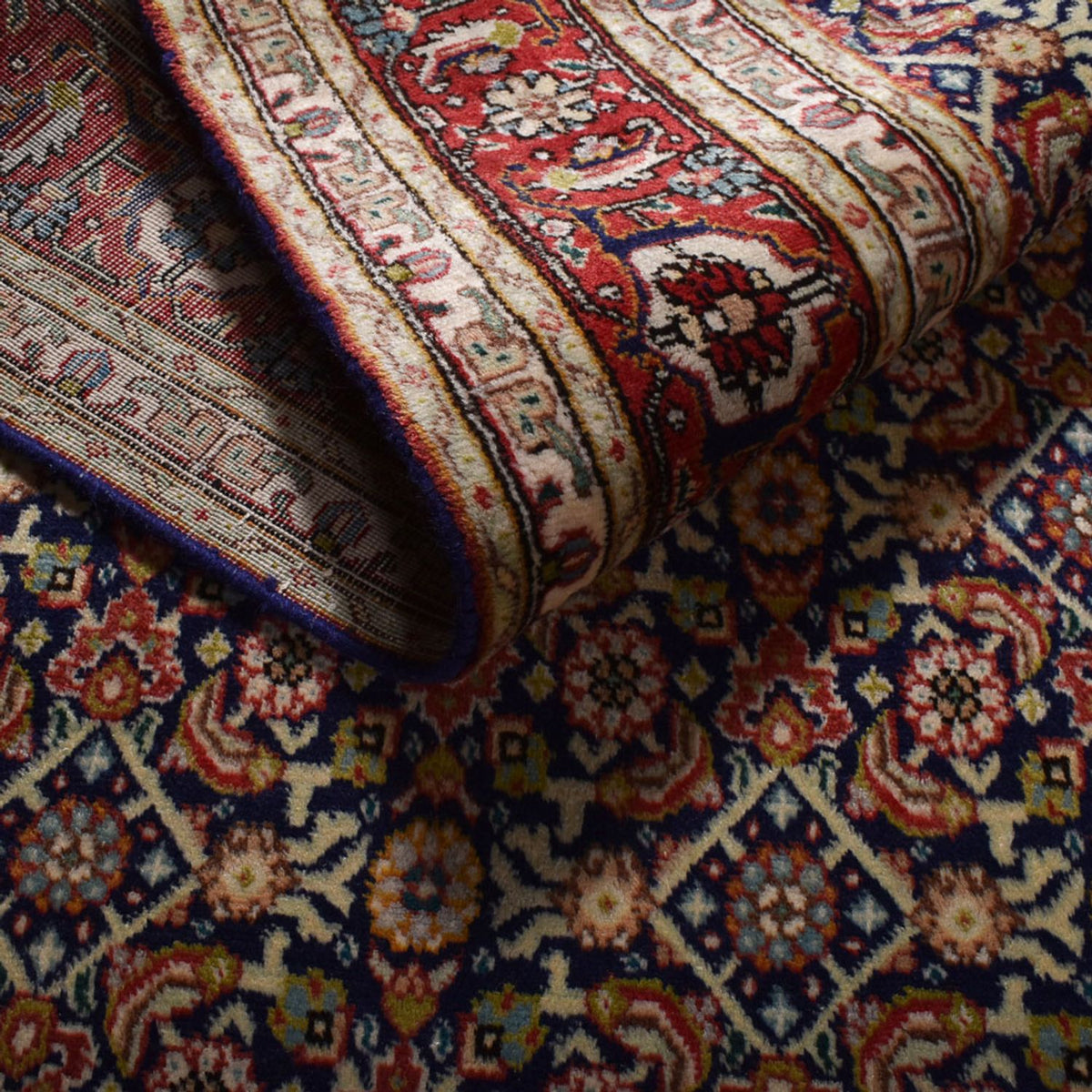 Tapis persan - Tabriz - 282 x 200 cm - marron clair