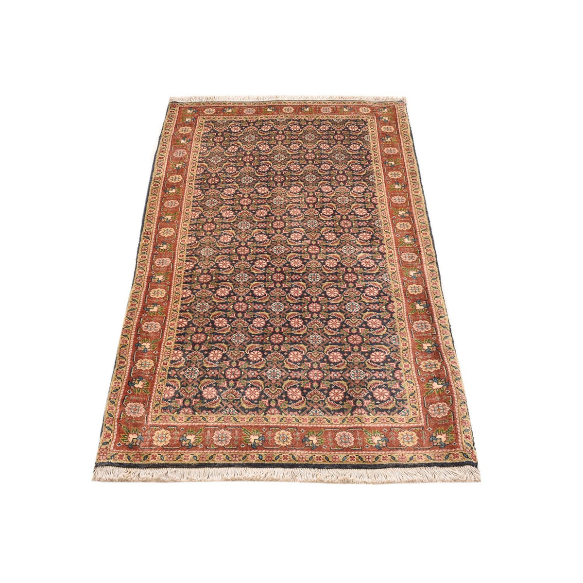 Tapis persan - Tabriz - 162 x 86 cm - beige foncé