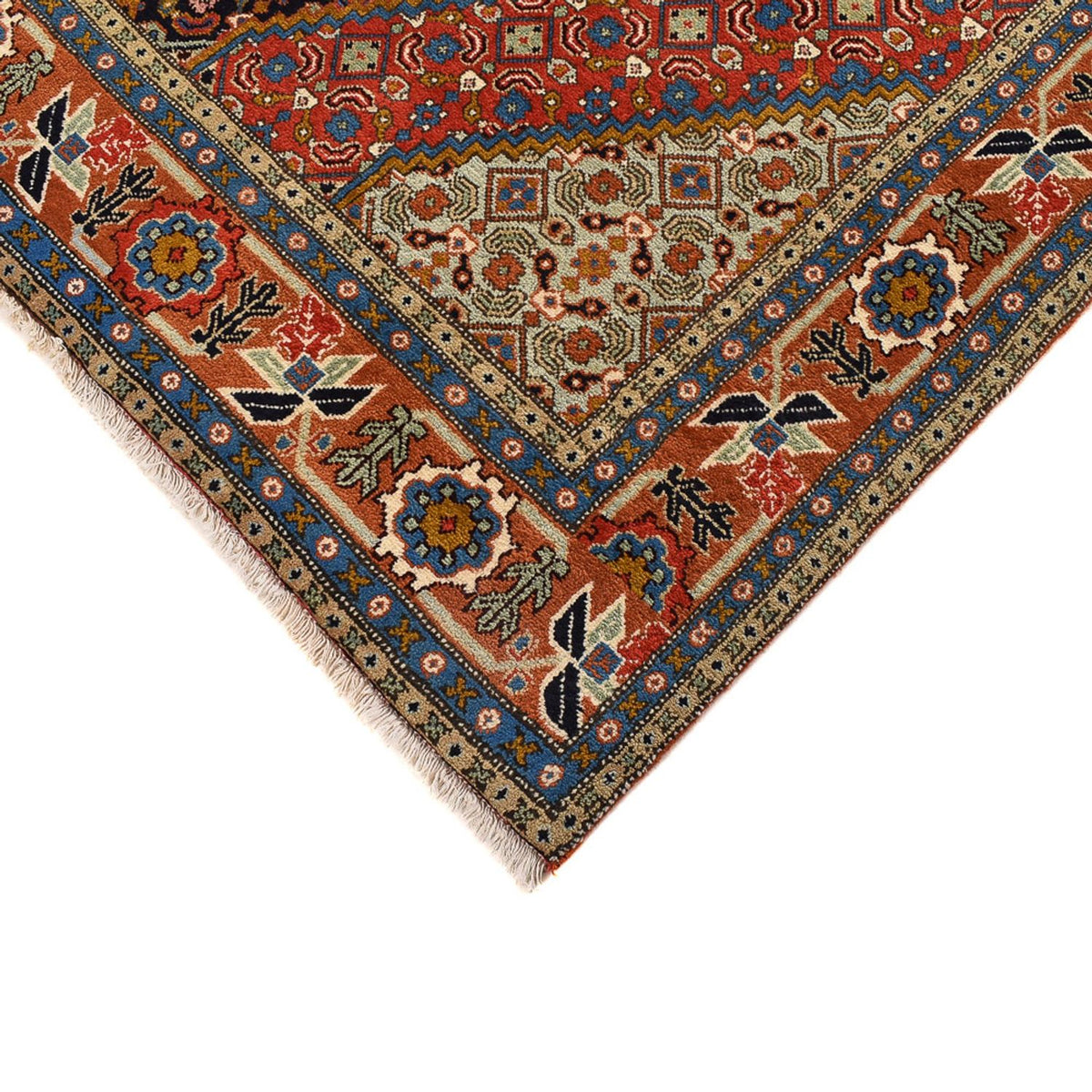 Tapis persan - Tabriz - 302 x 197 cm - beige foncé