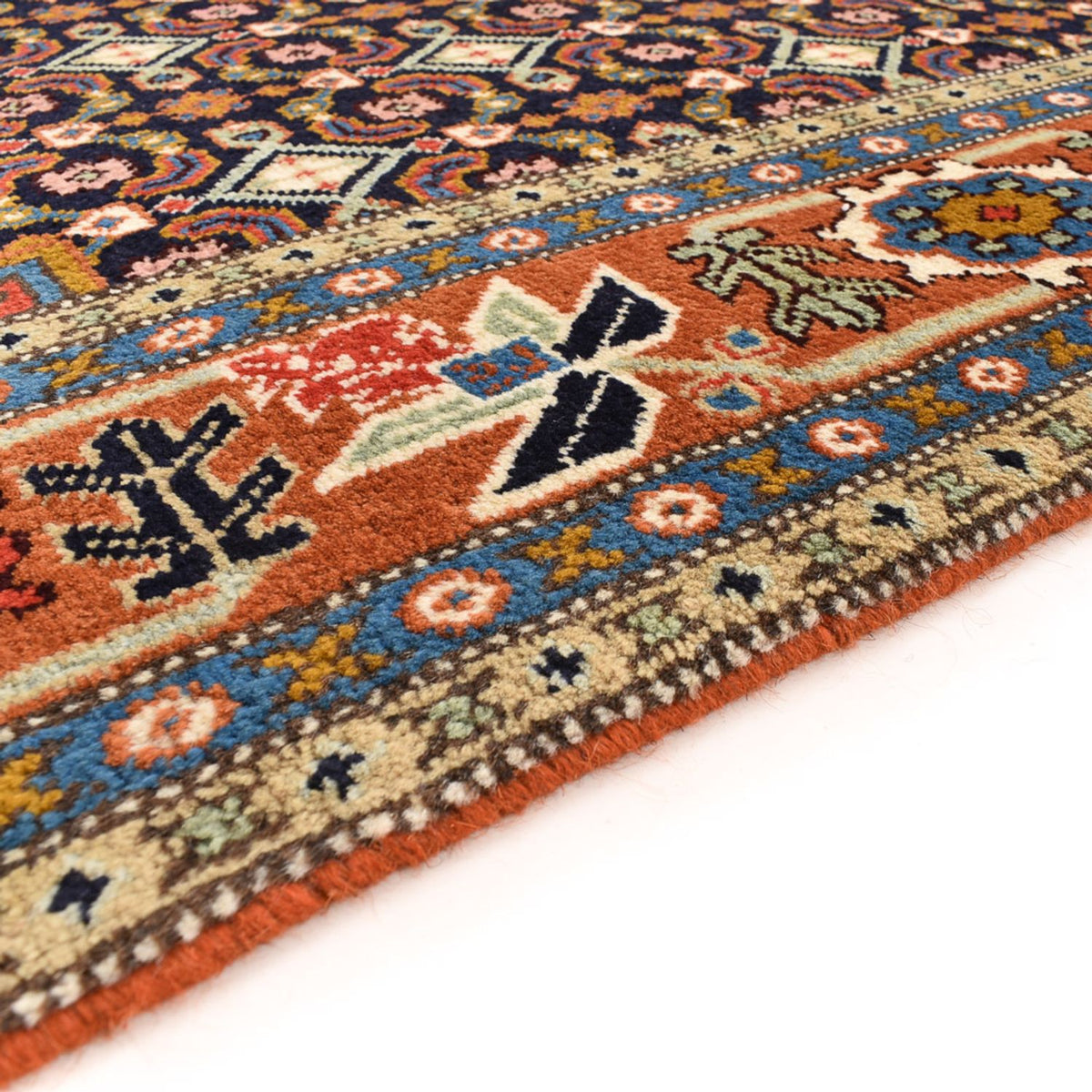 Tapis persan - Tabriz - 302 x 197 cm - beige foncé