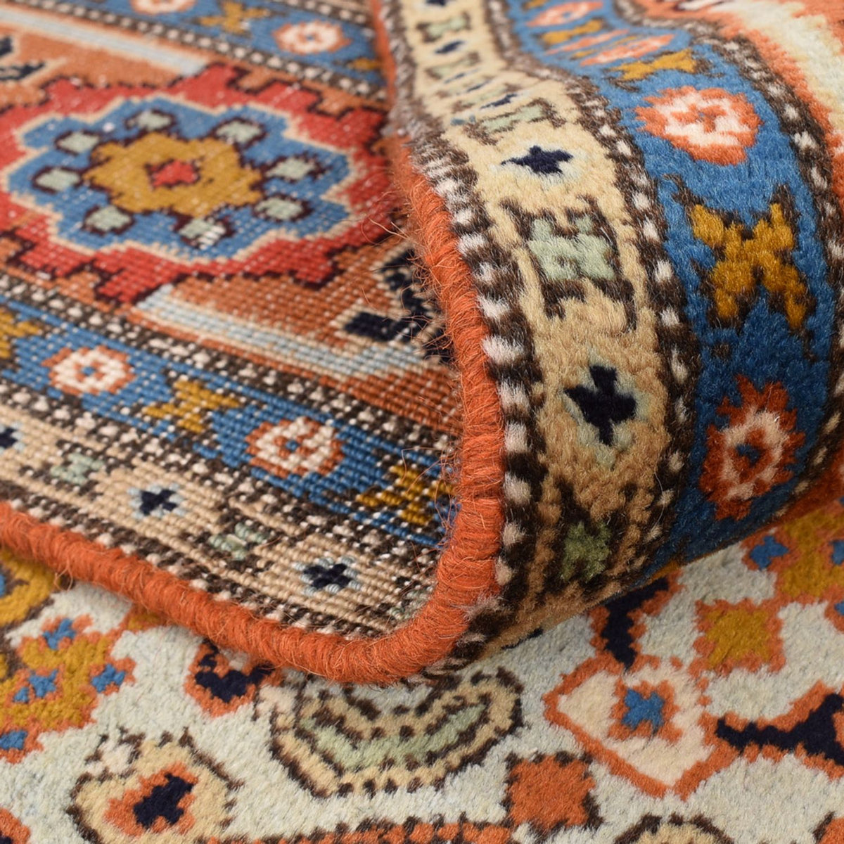 Tapis persan - Tabriz - 302 x 197 cm - beige foncé