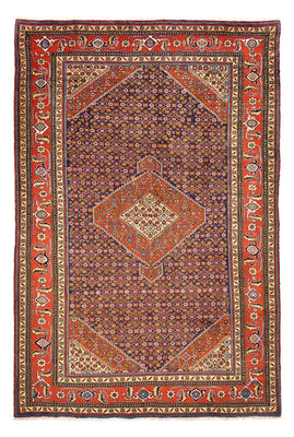 Tapis persan - Nomadic - 288 x 199 cm - rouge bordeaux