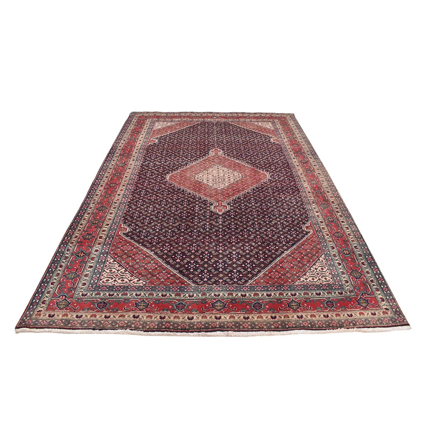 Tapis persan - Tabriz - 303 x 200 cm - rouille