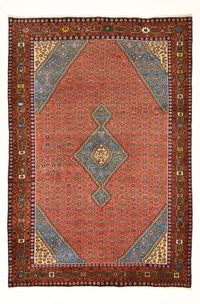Tapis persan - Tabriz - 292 x 198 cm - rouge clair