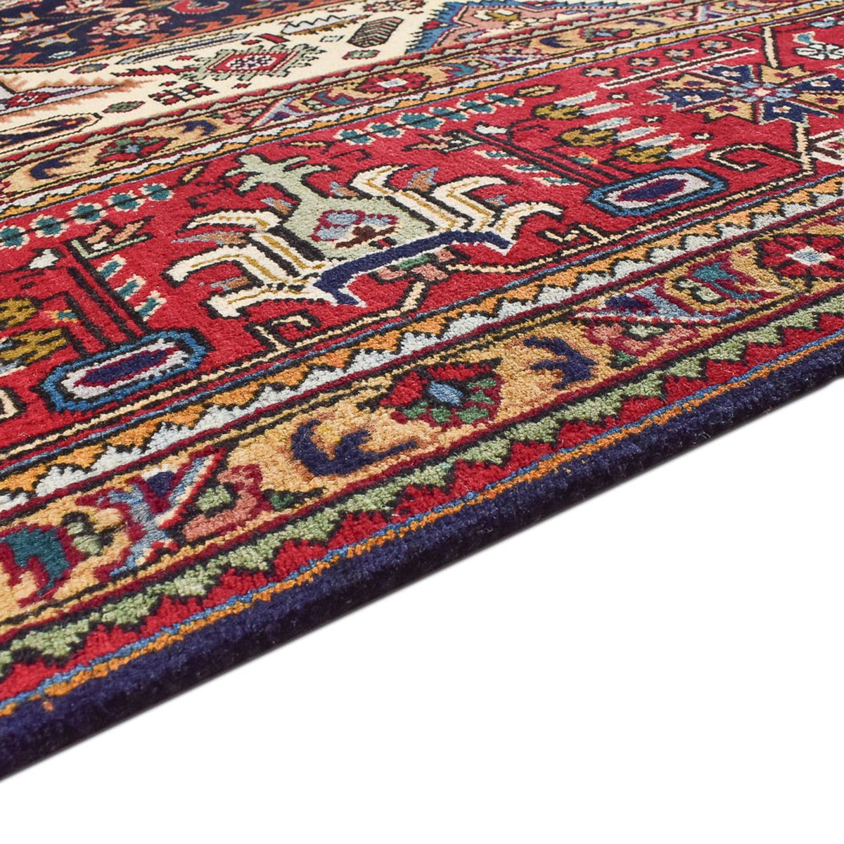 Tapis persan - Tabriz - Royal - 412 x 303 cm - bleu foncé