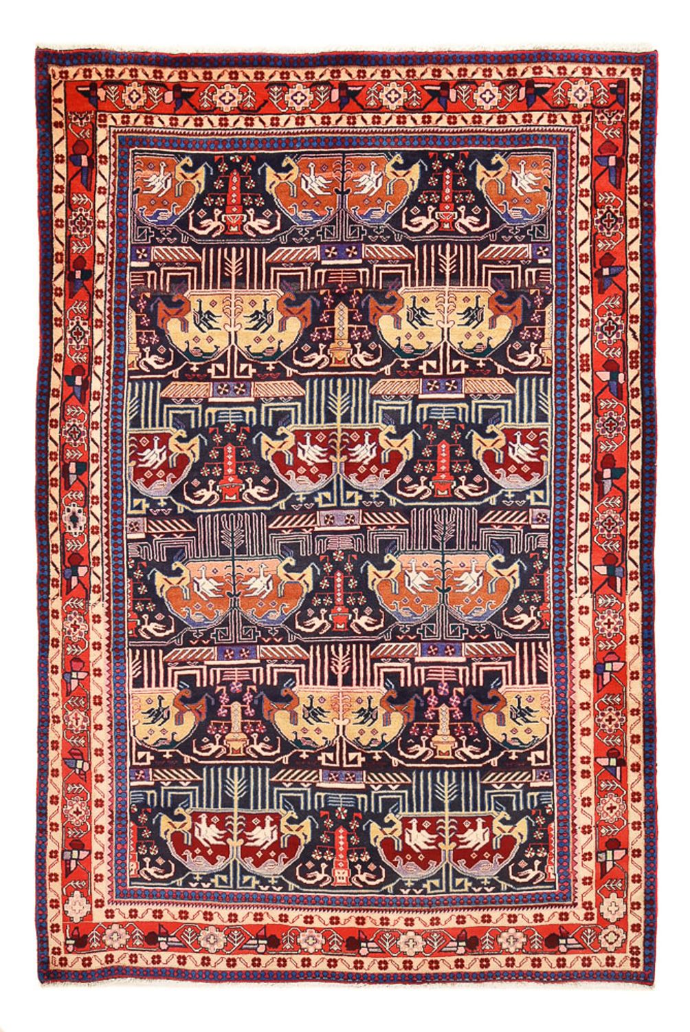 Tapis persan - Nomadic - 289 x 199 cm - multicolore