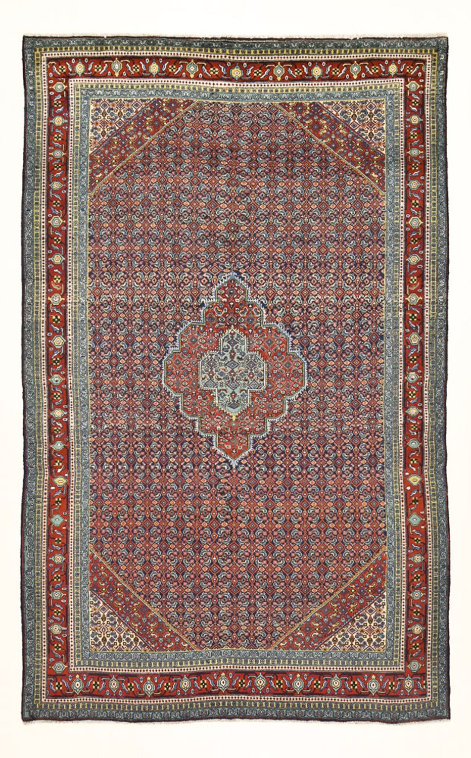 Tapis persan - Tabriz - 297 x 186 cm - rouille