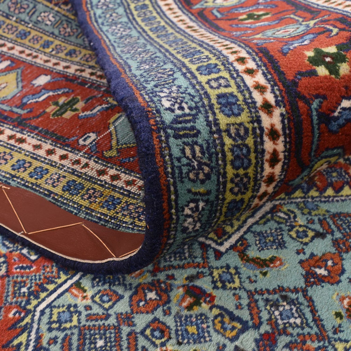 Tapis persan - Tabriz - 297 x 186 cm - rouille