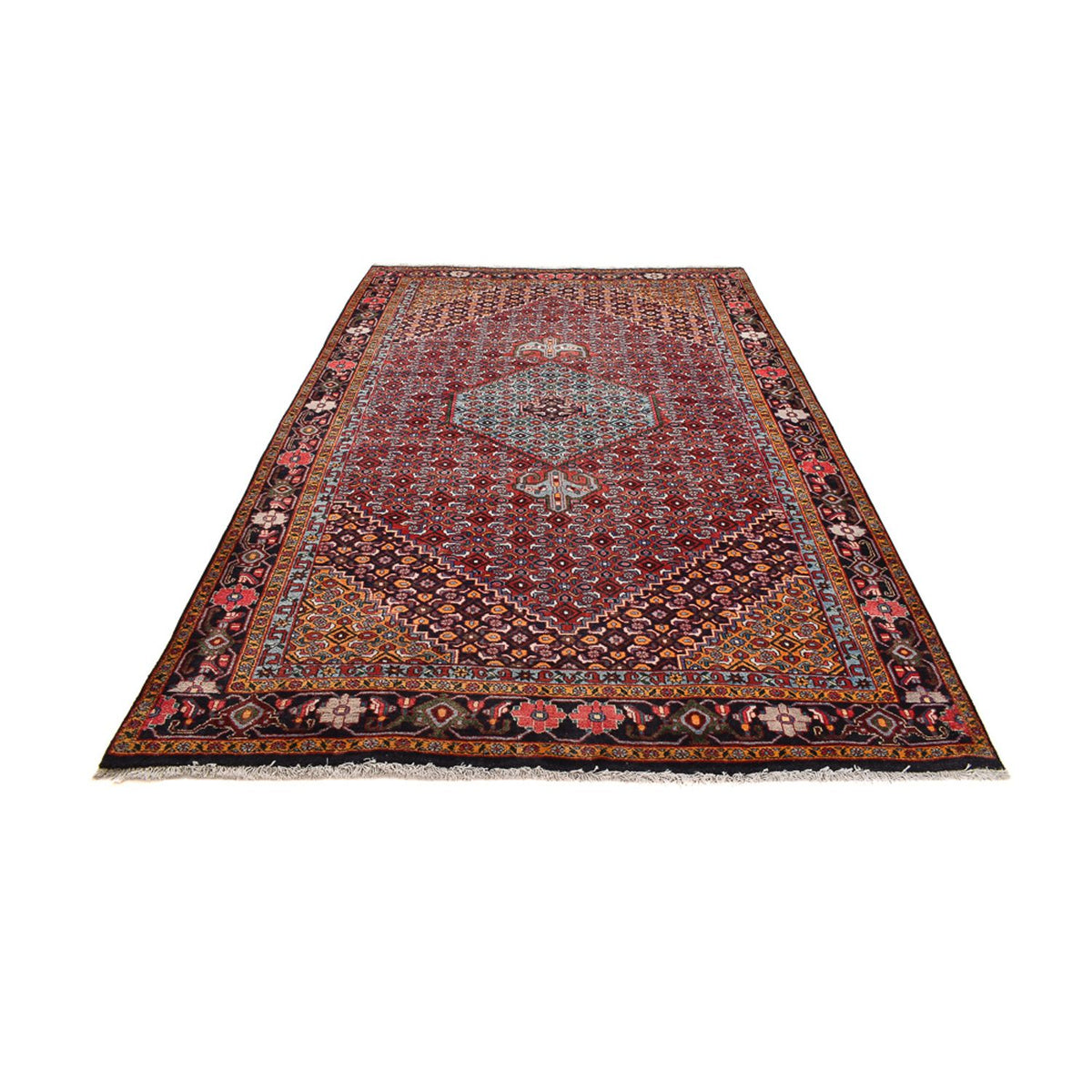 Tapis persan - Nomadic - 305 x 202 cm - rouge clair