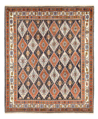 Tapis persan - Nomadic carré  - 214 x 183 cm - multicolore
