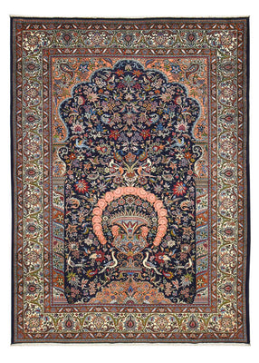 Tapis persan - Nomadic - 302 x 204 cm - bleu foncé
