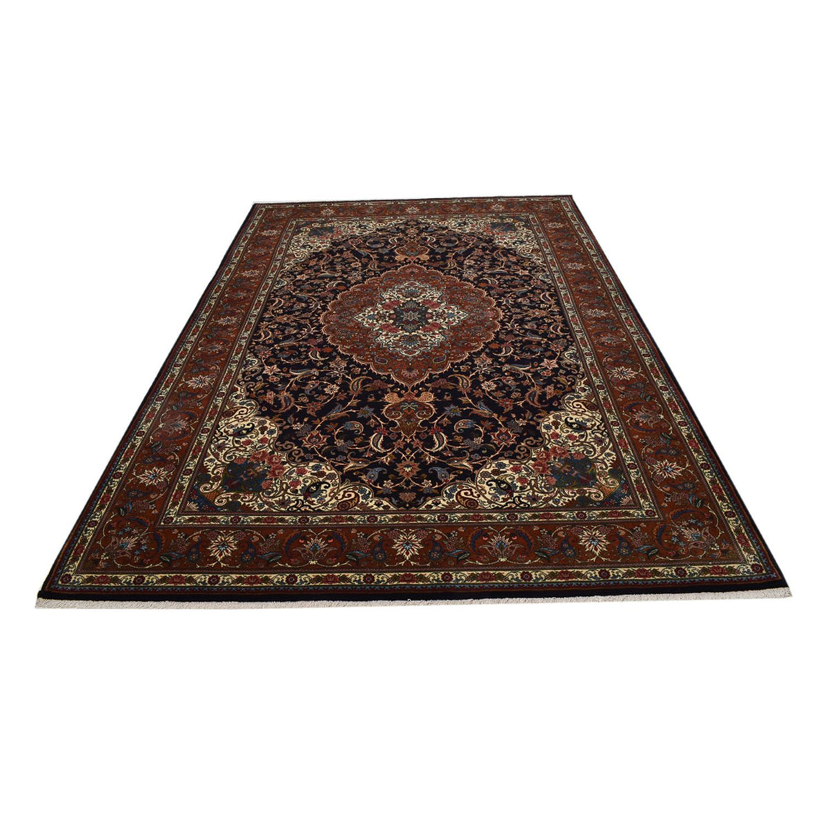 Tapis persan - Nomadic - 298 x 205 cm - rouge foncé