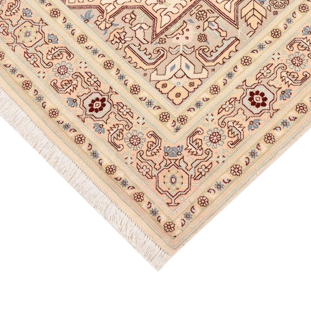 Tapis persan - Tabriz - Royal - 148 x 100 cm - beige clair