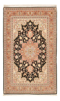 Tapis persan - Tabriz - Royal - 166 x 100 cm - bleu foncé