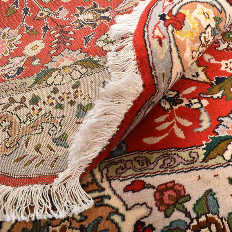 Tapis persan - Tabriz - Royal - 205 x 130 cm - rouge