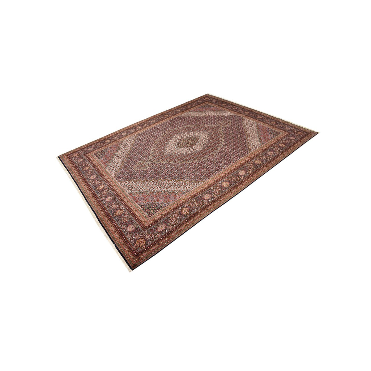 Tapis persan - Tabriz - Royal - 402 x 303 cm - beige foncé