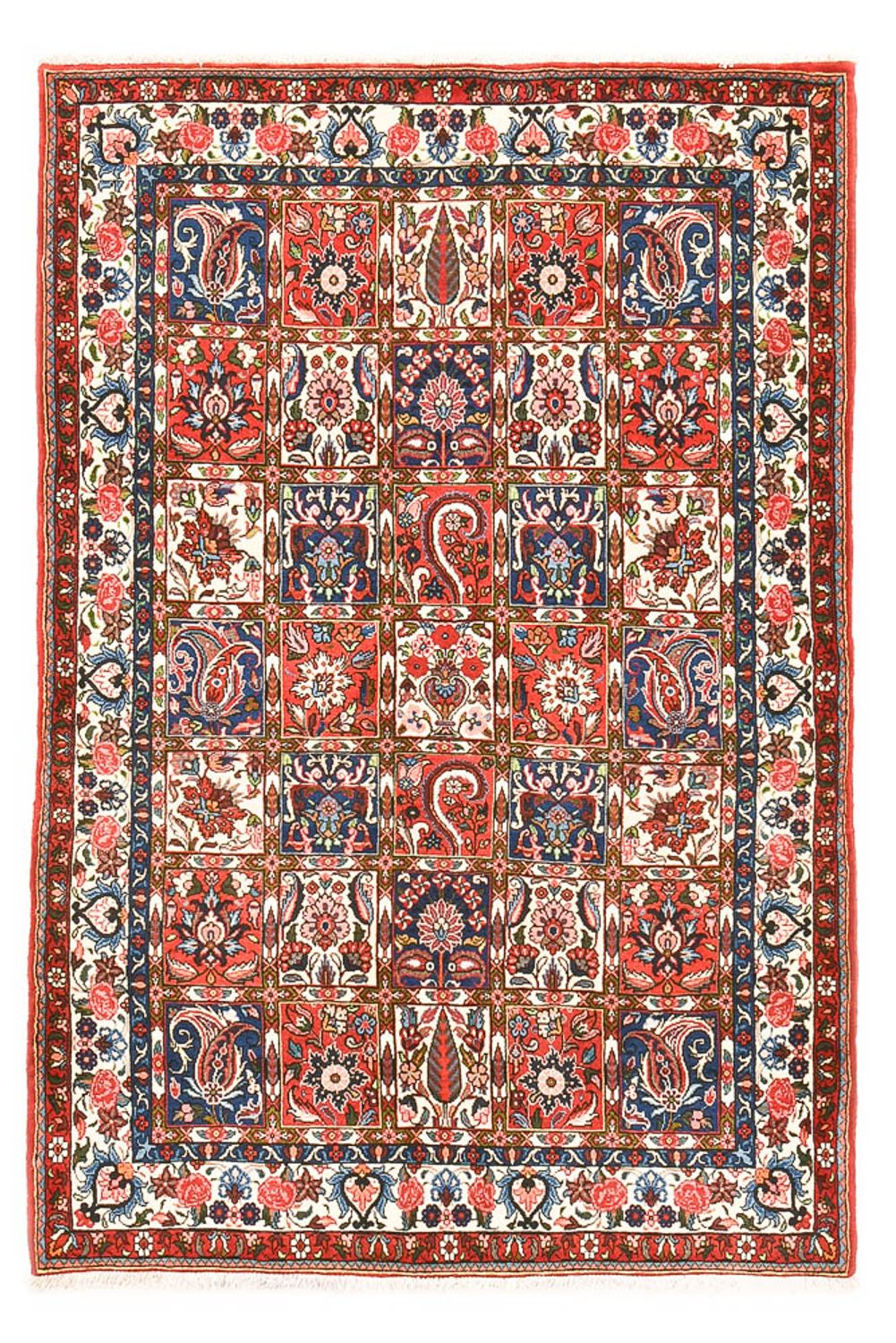 Tapis persan - Nomadic - 196 x 133 cm - multicolore