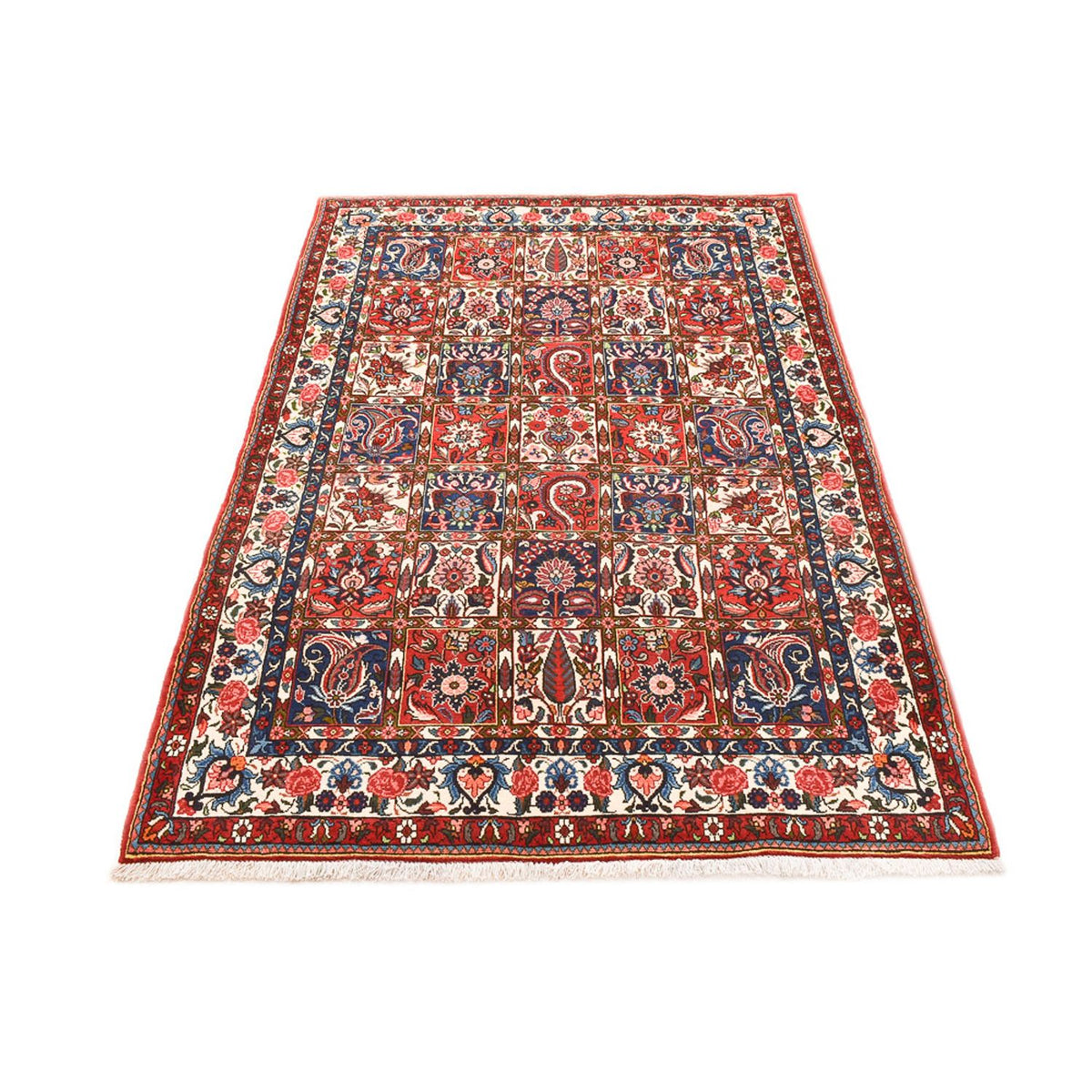 Tapis persan - Nomadic - 196 x 133 cm - multicolore