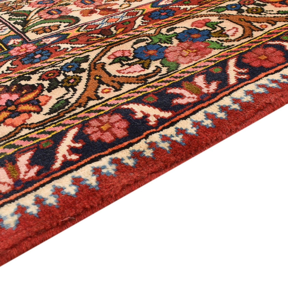 Tapis persan - Nomadic - 195 x 139 cm - multicolore