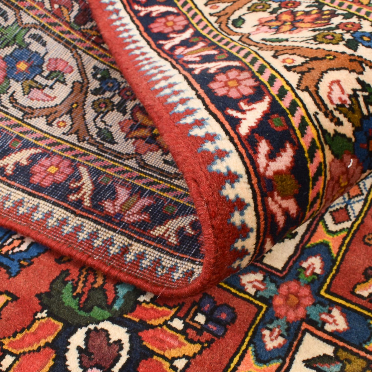 Tapis persan - Nomadic - 195 x 139 cm - multicolore