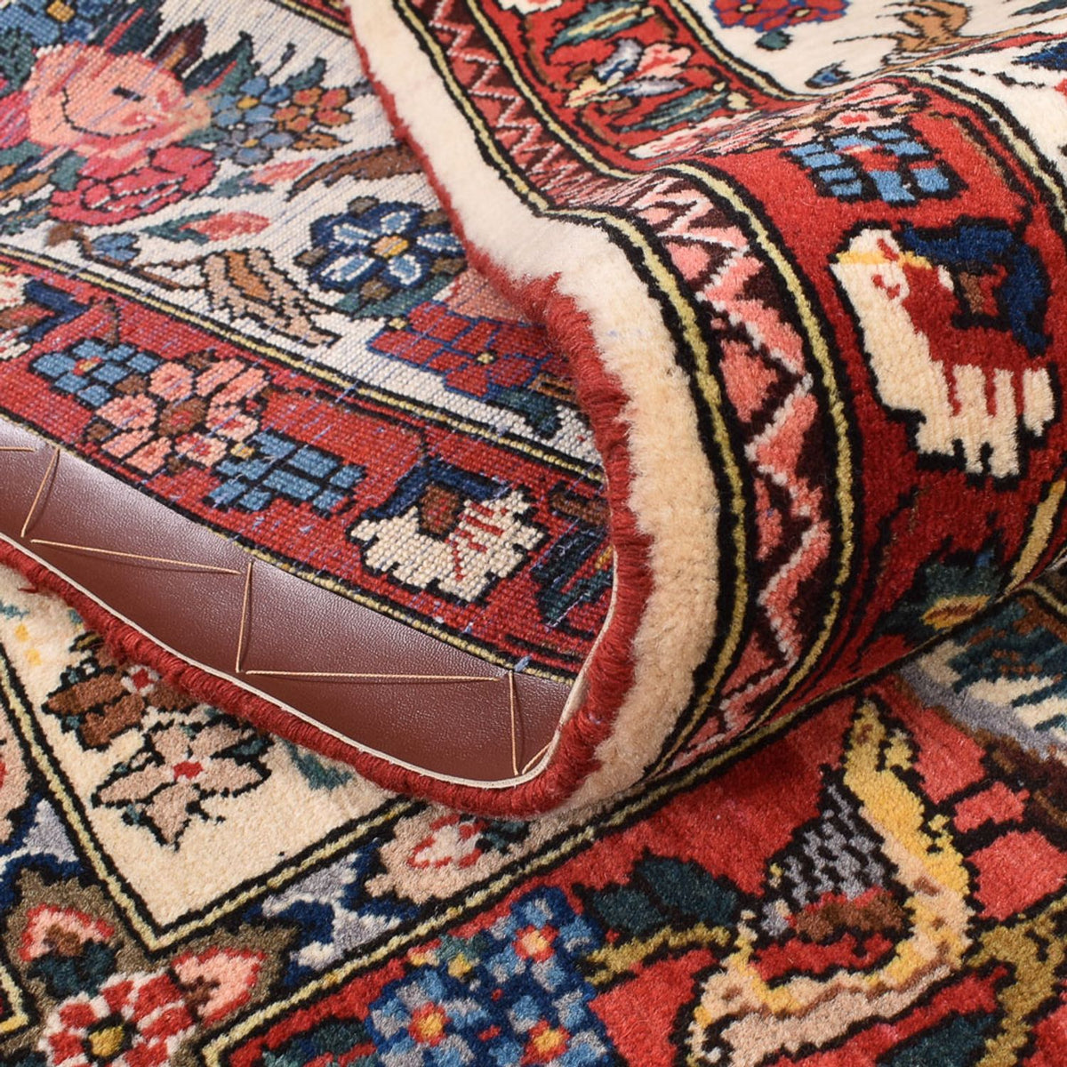 Tapis persan - Nomadic carré  - 211 x 210 cm - multicolore