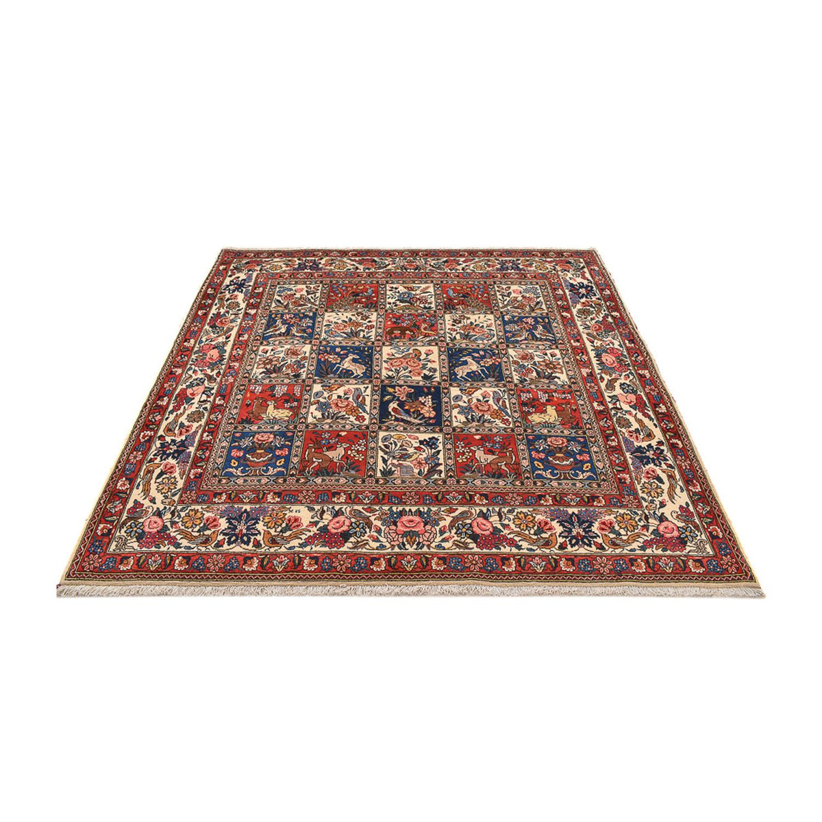 Tapis persan - Nomadic carré  - 211 x 210 cm - multicolore