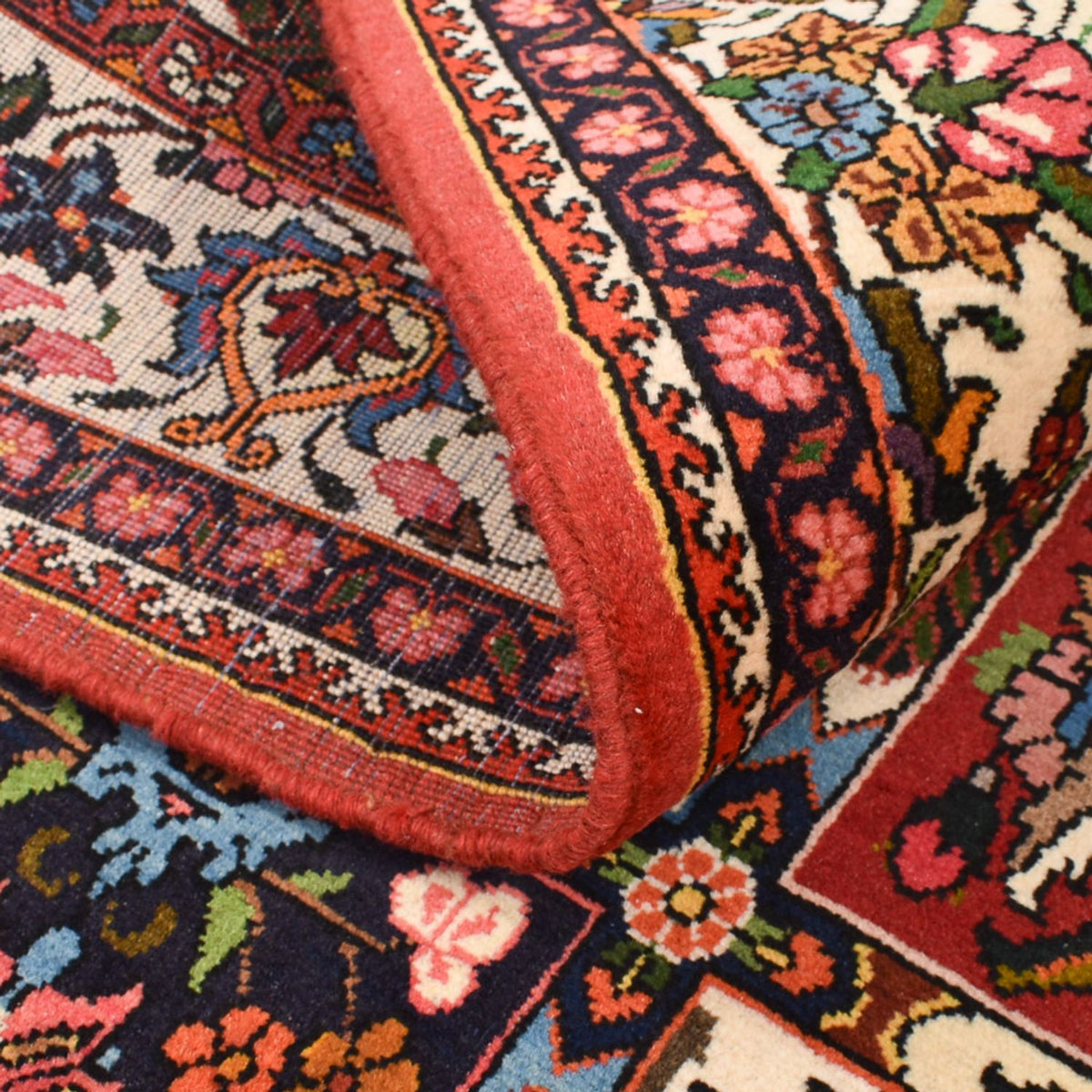 Tapis persan - Nomadic - 197 x 132 cm - multicolore