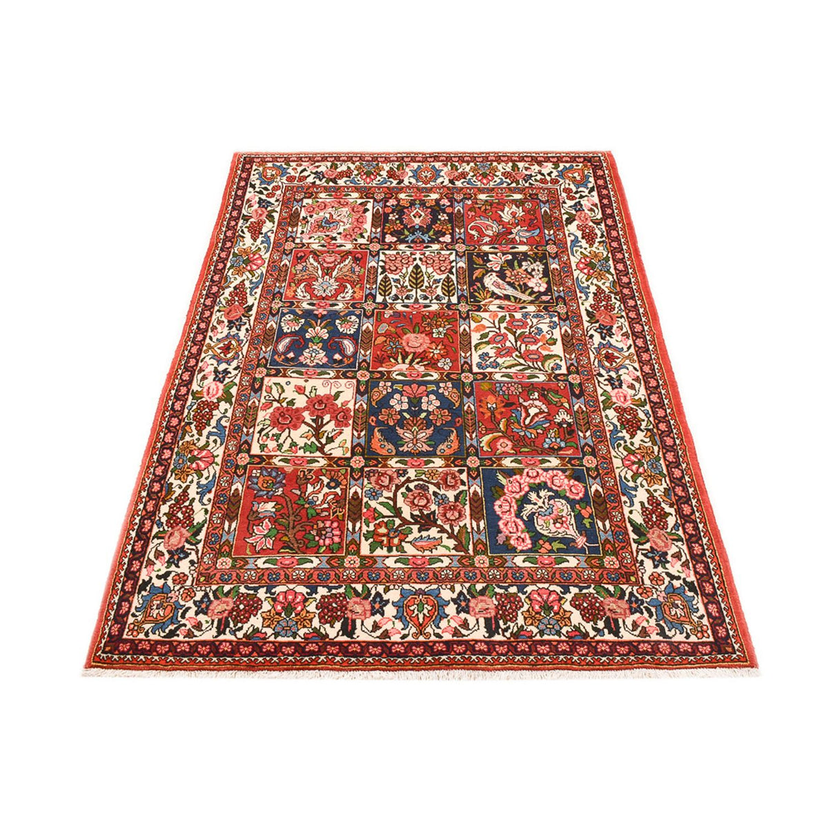 Tapis persan - Nomadic - 197 x 132 cm - multicolore